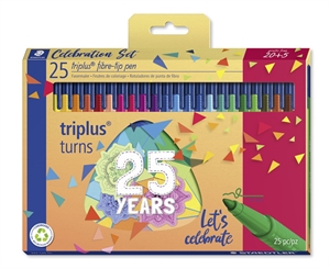 Staedtler Fiberpen Triplus Color 1,0 25 ans assortis (20+5)